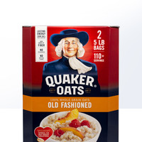 QUAKER 桂格 美国进口桂格QUAKER传统纯燕麦片早餐冲饮营养代餐4.52kg