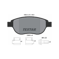 TEXTAR 泰明顿 刹车片前片适用于标致307/308/408/C4L/世嘉/凯旋 2360003