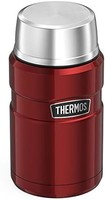 THERMOS 膳魔师 不锈钢大号食物烧瓶, 红色, 710 ml