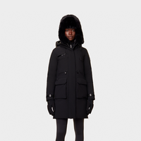 RUDSAK CASSIDY女士羽绒派克大衣中长款加厚保暖外套