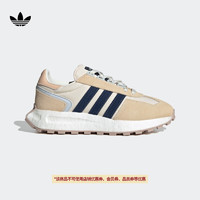 adidas阿迪达斯三叶草RETROPY E5女子经典boost运动鞋IF3940 浅黄/米白/蓝 44(270mm)