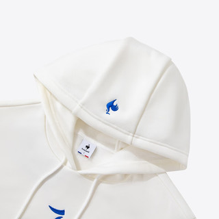 乐卡克法国公鸡男女款带帽套头衫 L241UCNA2107 瓷白色/A01 L