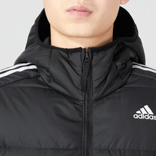 阿迪达斯 （adidas） 棉服服男 春季服连帽防风御寒加厚保暖棉衣外套棉袄 尺码偏小/服 S(110-130斤)