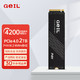 GeIL 金邦 P4L固态硬盘PICE4.0台式机SSD笔M.2ps5 P4H 2T 4200MB/S