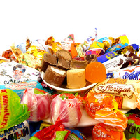 2斤俄罗斯混装合糖巧克力零食品新年货喜糖果结婚庆散装