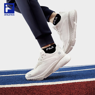 FILA 斐乐 女鞋FILA SPD CHEETAH路跑鞋2024春猎豹跑步鞋 初雪白-PR 36