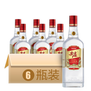 红盖尖庄50度绵柔白酒纯粮食光瓶588ml*6整箱