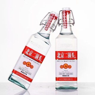 青小乐 北京二锅头52度清香型白酒500ml*2瓶装粮食酒
