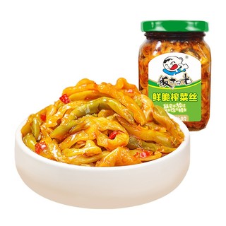 饭扫光 鲜脆榨菜丝350g 下饭菜 香辣酱菜榨菜 腌菜咸菜 拌饭拌面调味料