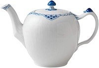 ROYAL COPENHAGEN Princess 茶壶,瓷器,蓝白色,24厘米