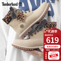 Timberland添柏岚马丁靴女鞋秋冬户外通勤保暖舒适6寸时尚高帮豹纹皮靴A2GY5 A2GY5269 40