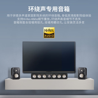 普乐之声（polk）ES50 音响 音箱 5.1家庭影院 家用客厅落地书架音箱低音炮组合家庭音响 hifi音响 电视音响