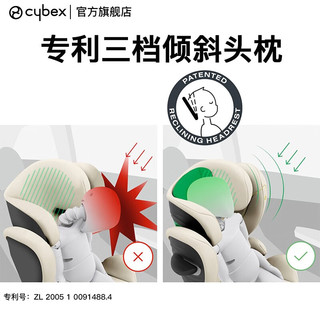 cybex赛百斯Cybex座椅3-12岁大童宝宝车载座椅Solution G i-Fix Plus潮汐蓝