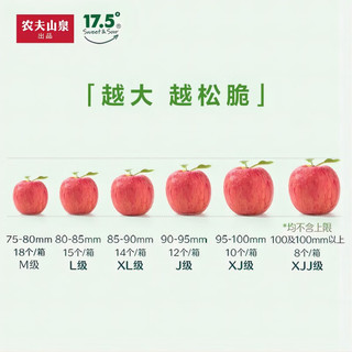 农夫山泉 阿克苏 17.5度苹果礼盒 家庭装（85-89mm）14枚