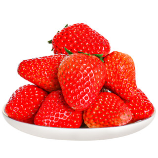 傻鲜森 新鲜红颜草莓 整箱5斤特大果30克+