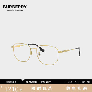 BURBERRY巴宝莉光学镜架 男女款简约全框金属近视近视镜框0BE1352D101756