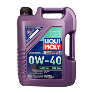 力魔（LIQUI MOLY）能量 0W-40 SN 全合成机油 德国 汽车发动机润滑油 能量 0W-40 5L+1L