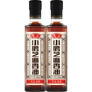 luhua 鲁花 小磨芝麻香油 260ml*2 厨房调味调料调味料油 精选芝麻石磨精研