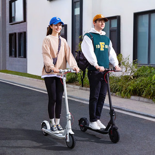 小米（MI）电动滑板车 成人折叠电动车智能男女代驾户外便携折叠滑板车两轮踏板电瓶自行代步车 小米电动滑板车3白色+护具