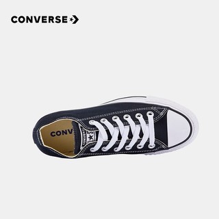 Converse 匡威童鞋儿童帆布鞋男春夏季经典女童低帮休闲鞋中小童布鞋 黑色 30(偏大一码)