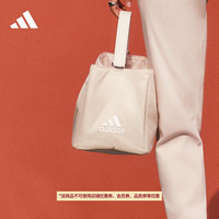 adidas马思纯同款运动单肩斜挎包水桶包女子新年红阿迪达斯官方