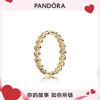 PANDORA 潘多拉 心心相连戒指 167105