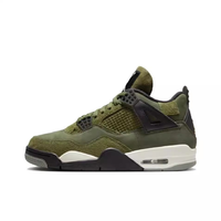 抖音超值购：AIR JORDAN Nike Air Jordan 4 AJ4军绿色潮流时尚缓震复古篮球鞋 FB9927-200