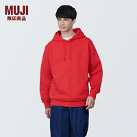 MUJI 無印良品 无印良品（MUJI）男式  毛圈棉 套头卫衣 男士男生 春季   AB1LUA4S 红色