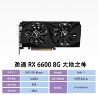 yeston 盈通 显卡 rx6600 大地之神