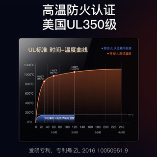 飞利浦防火保险柜 美国UL350认证 指纹密码双识别三重一体成型锁地保险箱SBX501高55CM(翡翠蓝) SBX501防火保险柜55CM(翡翠蓝)