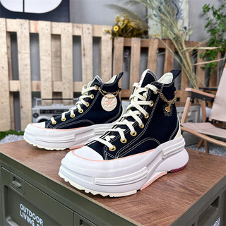 匡威（Converse）男鞋女鞋 2024春款Run Star运动鞋厚底时尚轻便帆布鞋休闲鞋 A05137 35