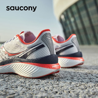 索康尼（SAUCONY）男鞋 2024春ENDORPHINSPEED啡速3竞速跑鞋耐磨透气跑步鞋 啡速3/白深兰 44.5