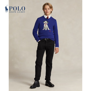 Polo Ralph Lauren 拉夫劳伦 男童 斑点狗嵌花织针织衫RL40869 400-蓝色 4