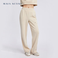 MAIA ACTIVE EVERYDAY 空气层柔顺休闲高腰锥形运动有口袋长裤卫裤 PN002