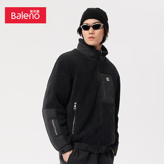 班尼路（Baleno）男士羽绒服男颗粒绒时尚潮流百搭保暖外套 001A XL