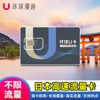 日本电话卡手机上网卡4G高速网络无限流量sim卡旅游 自取 3天 1GB/天4G高速 赠3G无限流量