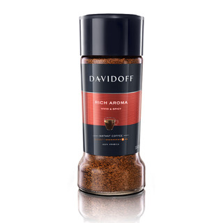DAVIDOFF rich Aroma速溶黑咖啡 香浓型 100g