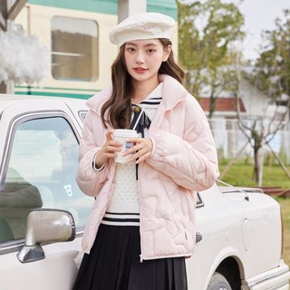 Semir 森马 冬季短款羽绒服女轻薄羽绒服女立领秋冬款外套女