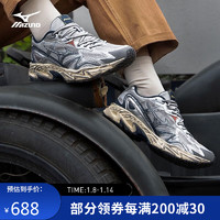 美津浓（MIZUNO）男女慢跑鞋 耐磨透气 休闲跑步运动鞋【ADVENTURE】 38.5码