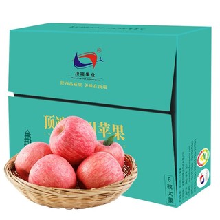 luochuanapple 洛川苹果 5斤优选红富士单果80mm起（净重5斤）顺丰发货