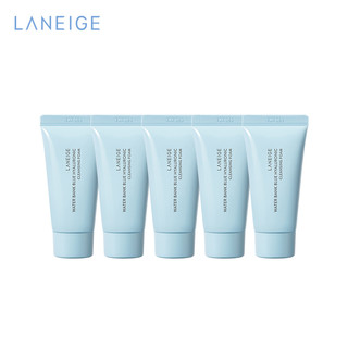 LANEIGE 兰芝 新水酷透明质酸嘭润洁颜膏 30g*5