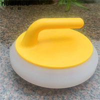 华授(速发)旱地冰壶球地壶球滚珠冰上溜石桌上仿真冰面标准运动赛道陆地冰壶 17CM大珠壶1.2KG