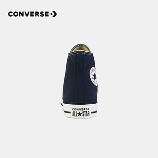 匡威（Converse）童鞋儿童帆布鞋经典高帮男女童鞋休闲中大童软底布鞋 深蓝色(实物颜色略差异) 34