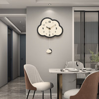 MEISD 美世达 创意挂钟客厅钟表2023新款网红装饰家用餐厅简约时钟现代装饰挂表