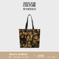 VERSACE 范思哲 Jeans Couture女士Garland托特包 黑色