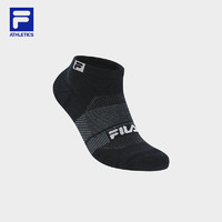 FILA 斐乐 男袜低腰袜2024春季舒适简约袜子运动短袜 RD宝蓝-NV XS