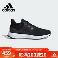 阿迪达斯 （adidas）女鞋UBOUNCE DNA 黑色网面透气跑步鞋运动鞋IG6024 40UK6.5