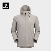 KAILAS凯乐石软壳衣 秋冬户外防寒薄绒软壳外套男款 浅米色-男款 M