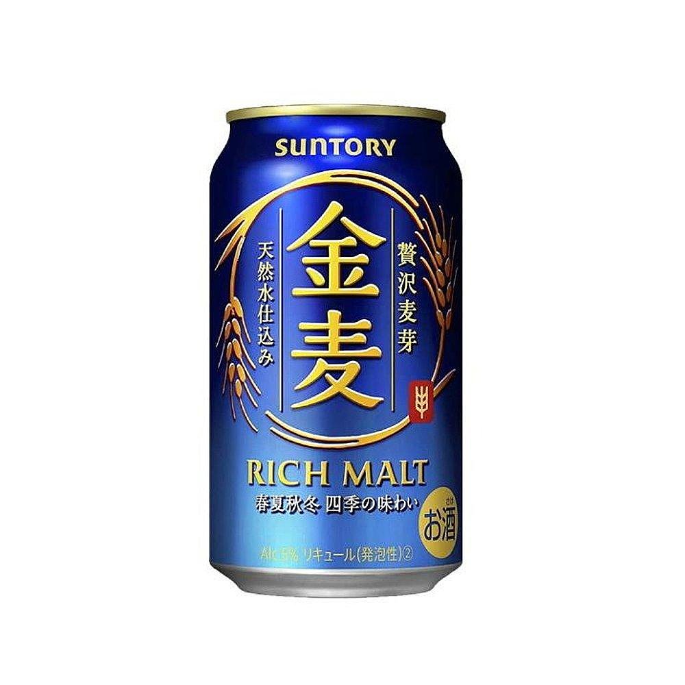 SUNTORY 三得利 新啤酒金麦拉格 蓝 5度 350ml   大阪产