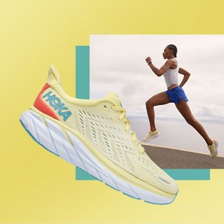 HOKA ONE ONE 女鞋克利夫顿8跑步鞋CLIFTON8